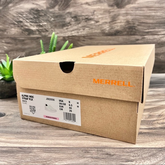 NIB Merrell Alpine Moc Strap Polar Sneaker Insulated White - Picture 13 of 13
